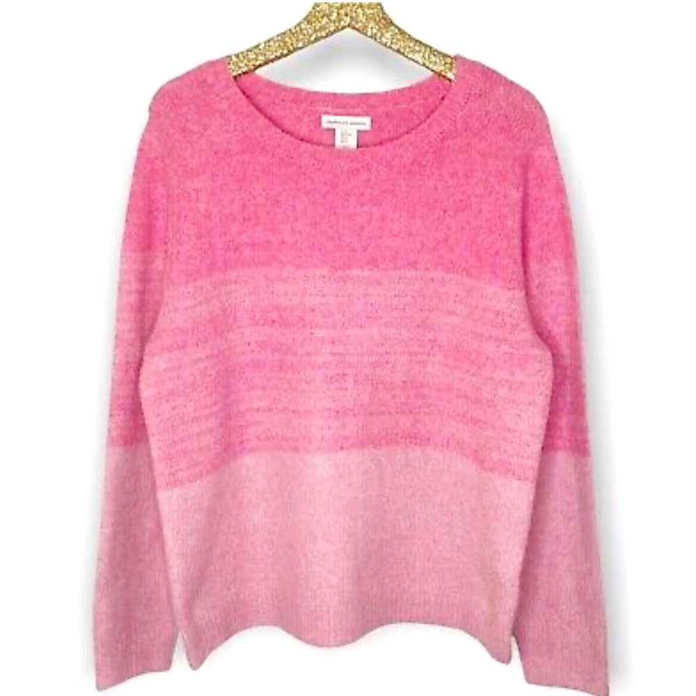 Cupcakes & Cashmere cozy pink sweater